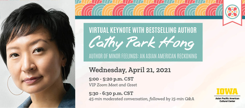APACC Keynote Speaker flyer, continue reading for text version