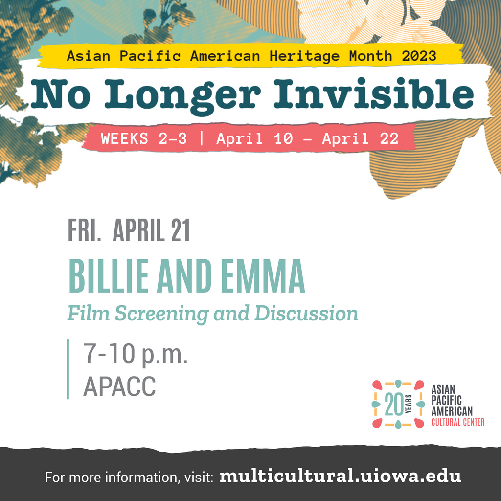Billie and Emma Film Screening and Discussion  promotional image